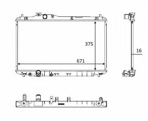 Imagine Radiator, racire motor NRF 58537