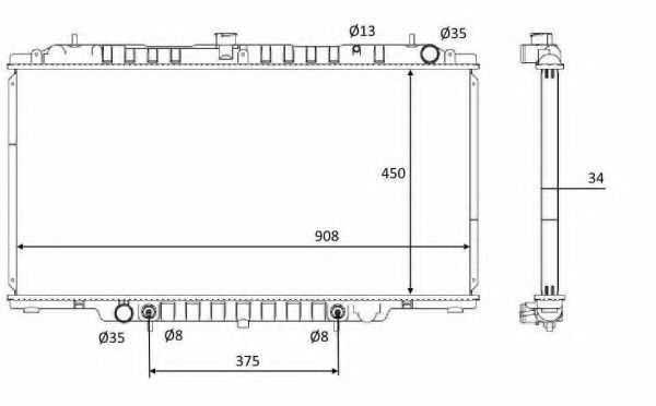 Imagine Radiator, racire motor NRF 58548