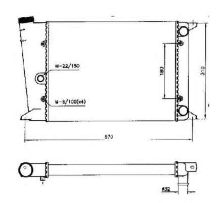 Imagine Radiator, racire motor NRF 58552