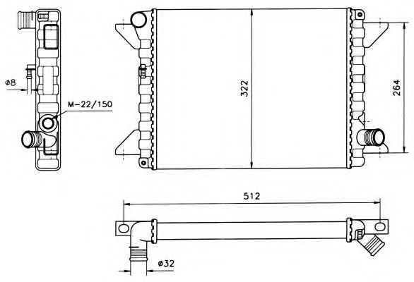 Imagine Radiator, racire motor NRF 58565