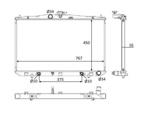 Imagine Radiator, racire motor NRF 58610