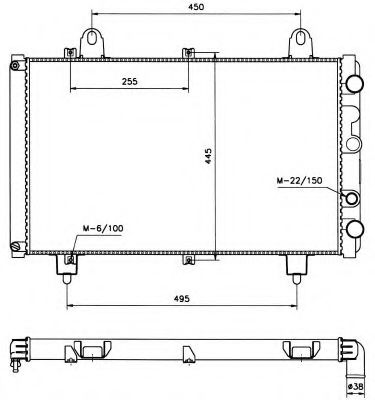 Imagine Radiator, racire motor NRF 58666