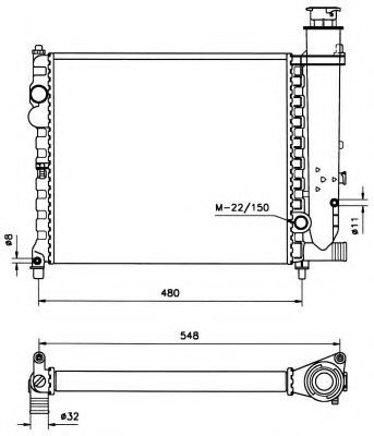 Imagine Radiator, racire motor NRF 58678