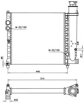 Imagine Radiator, racire motor NRF 58714