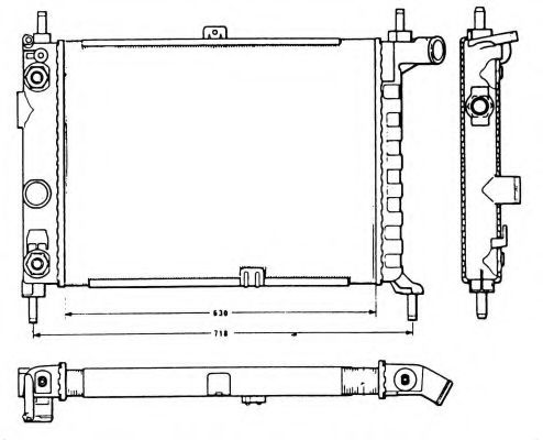 Imagine Radiator, racire motor NRF 58721