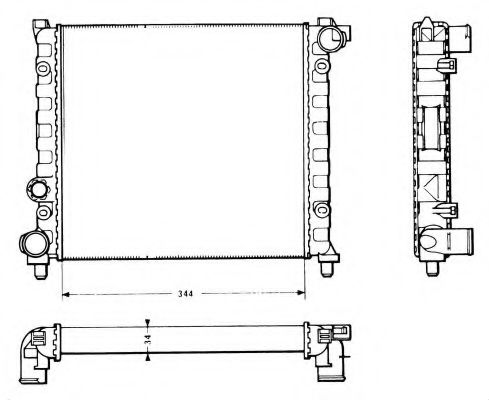 Imagine Radiator, racire motor NRF 58766