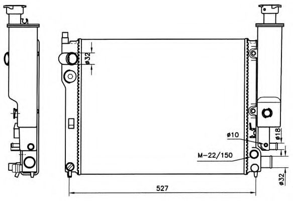 Imagine Radiator, racire motor NRF 58776