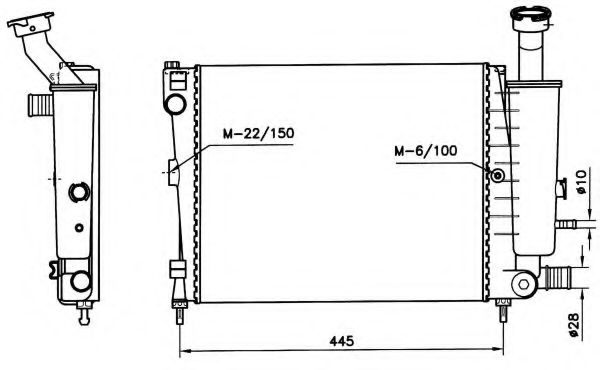 Imagine Radiator, racire motor NRF 58789