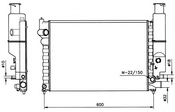 Imagine Radiator, racire motor NRF 58802