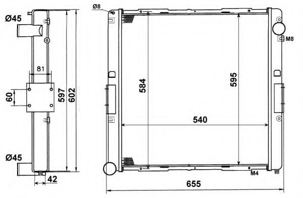 Imagine Radiator, racire motor NRF 58827