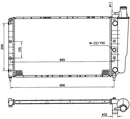 Imagine Radiator, racire motor NRF 58830