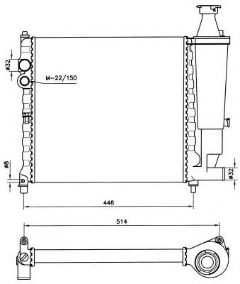 Imagine Radiator, racire motor NRF 58837