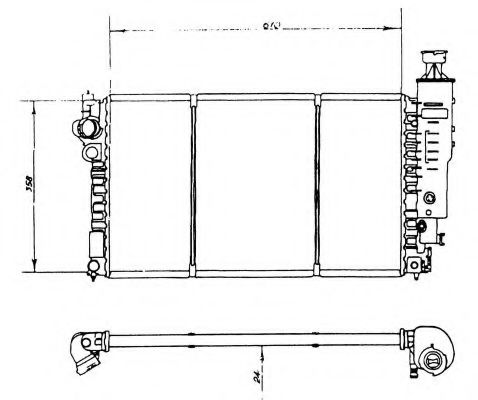 Imagine Radiator, racire motor NRF 58887