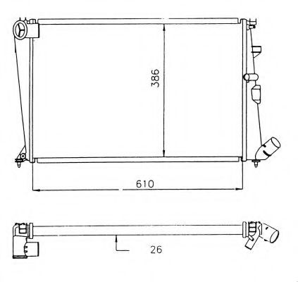 Imagine Radiator, racire motor NRF 58917