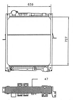 Imagine Radiator, racire motor NRF 58926