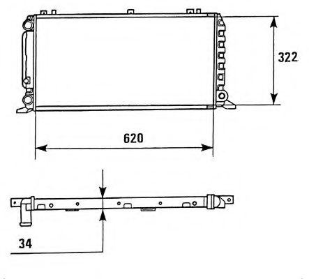 Imagine Radiator, racire motor NRF 58928