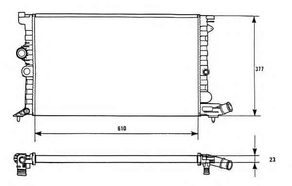 Imagine Radiator, racire motor NRF 58946