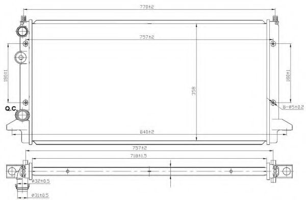 Imagine Radiator, racire motor NRF 58950