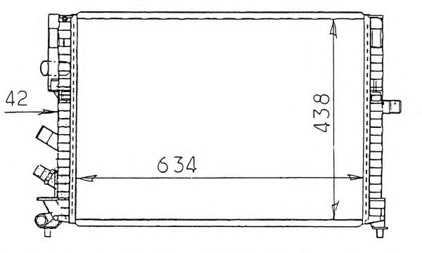 Imagine Radiator, racire motor NRF 58978