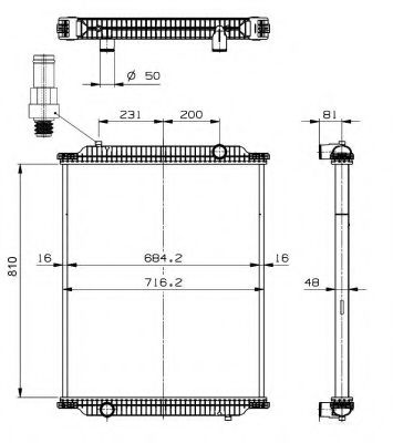 Imagine Radiator, racire motor NRF 599563