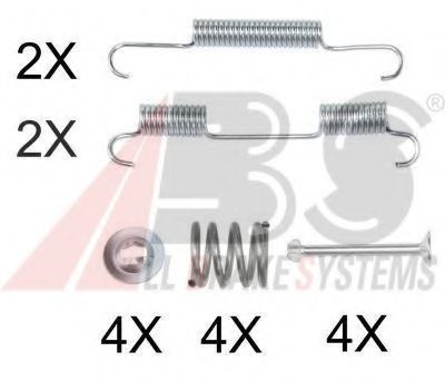 Imagine set accesorii, saboti frana parcare A.B.S. 0896Q