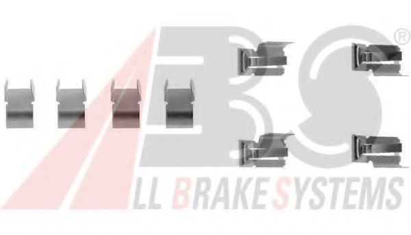 Set accesorii, placute frana A.B.S. 1060Q