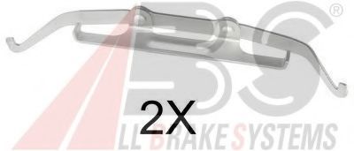 Set accesorii, placute frana A.B.S. 1642Q