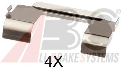 Imagine Set accesorii, placute frana A.B.S. 1646Q