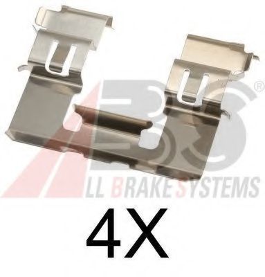 Imagine Set accesorii, placute frana A.B.S. 1721Q