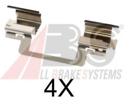 Imagine Set accesorii, placute frana A.B.S. 1774Q