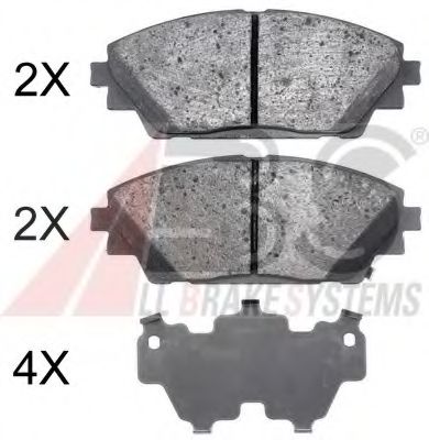 Imagine set placute frana,frana disc A.B.S. 35022