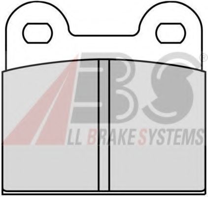 Imagine set placute frana,frana disc A.B.S. 36010/1