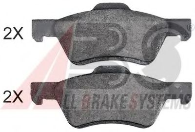 Imagine set placute frana,frana disc A.B.S. 37673 OE