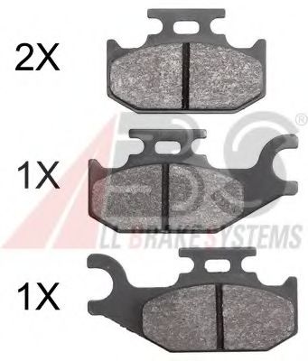 Imagine set placute frana,frana disc A.B.S. 37933