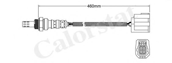 Imagine Sonda Lambda CALORSTAT by Vernet LS140656