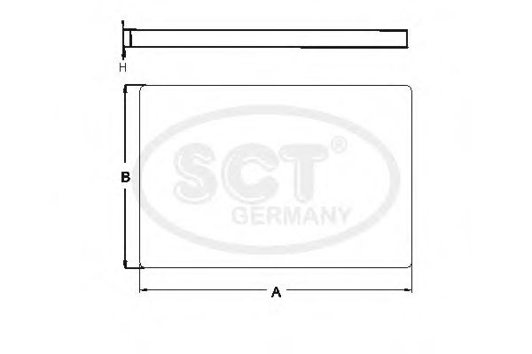 Imagine Filtru, aer habitaclu SCT Germany SA 1273