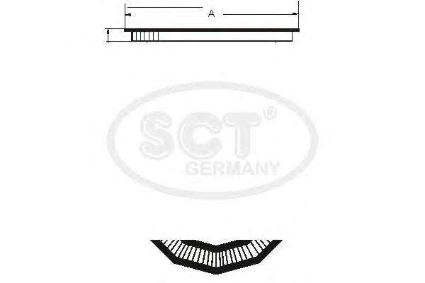 Imagine Filtru aer SCT Germany SB 078