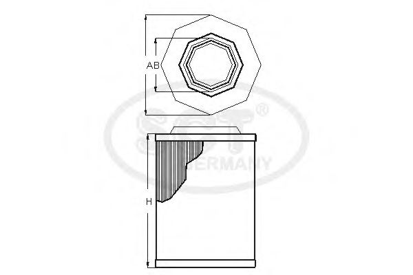 Imagine Filtru aer SCT Germany SB 2908