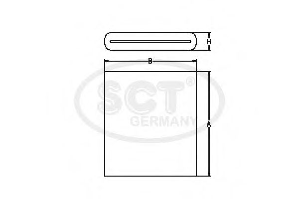 Imagine Filtru aer SCT Germany SB 649