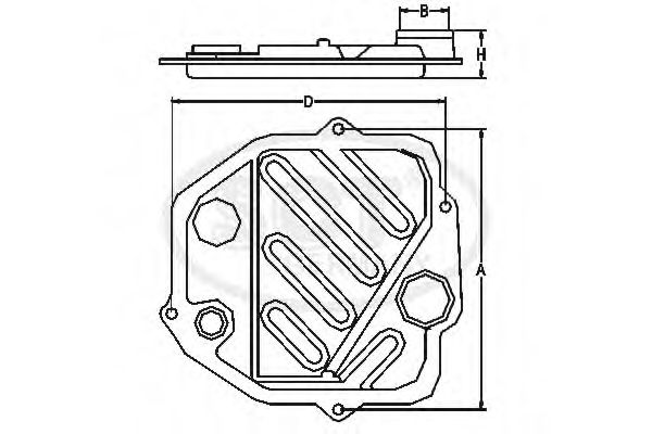 Imagine set filtre hidraulice, cutie e vit.automata SCT Germany SG 1086