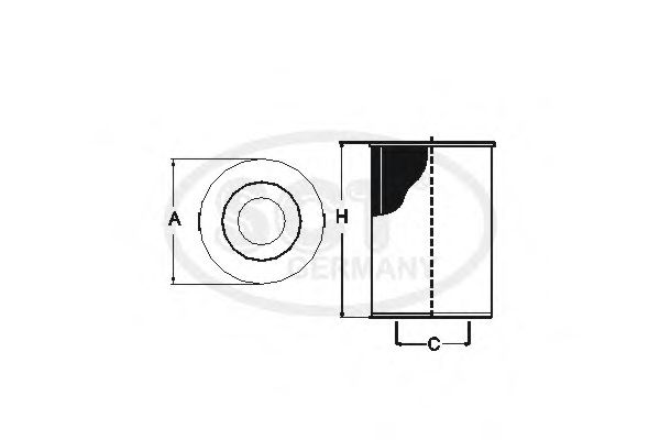 Imagine Filtru ulei SCT Germany SH 4041 L