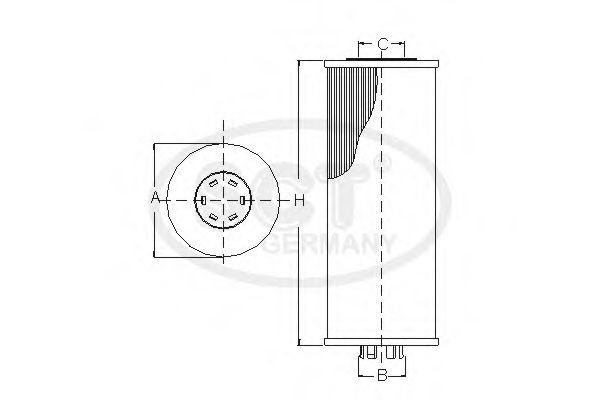 Imagine Filtru ulei SCT Germany SH 446 P