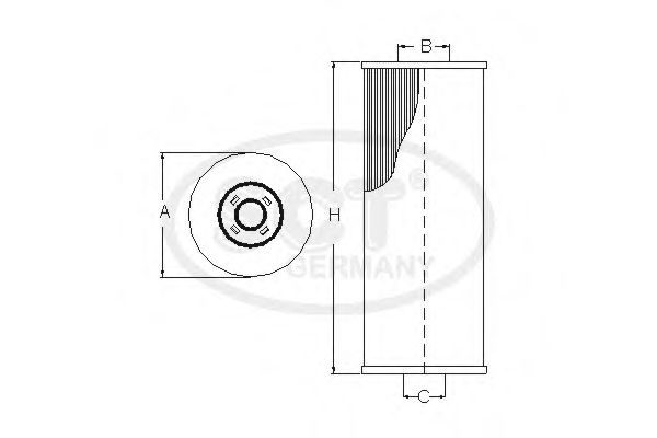 Imagine Filtru ulei SCT Germany SH 4763 P