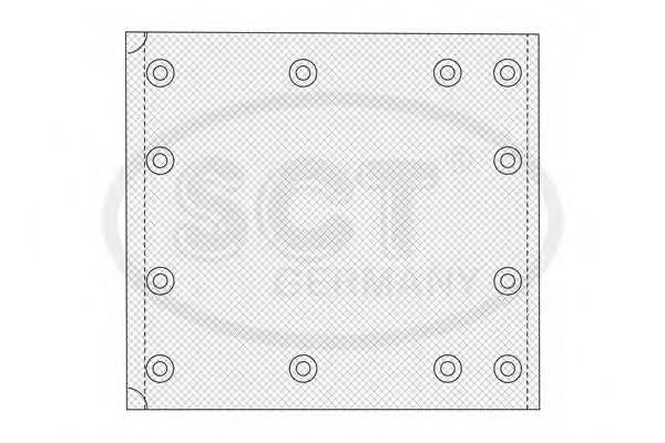 Imagine Set garnituri de frictiune, frana tambur SCT Germany SN 19384