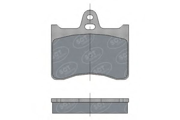 Imagine set placute frana,frana disc SCT Germany SP 297 PR