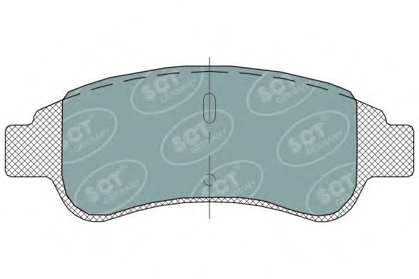 Imagine set placute frana,frana disc SCT Germany SP 314 PR