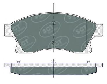 Imagine set placute frana,frana disc SCT Germany SP 359 PR