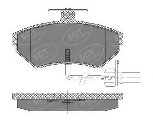 Imagine set placute frana,frana disc SCT Germany SP 417 PR