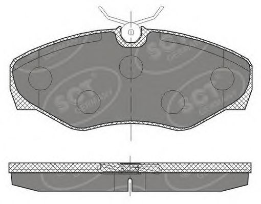 Imagine set placute frana,frana disc SCT Germany SP 451 PR