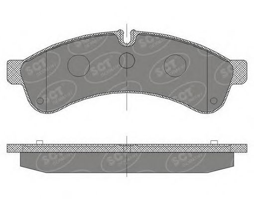 Imagine set placute frana,frana disc SCT Germany SP 463 PR